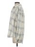 Faherty 100% Cotton Plaid Ivory Long Sleeve Blouse Size S - photo 5