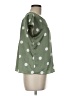 Zara Basic Polka Dots Green Short Sleeve Blouse Size M - photo 4