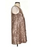 Ellison 100% Polyester Metallic Brown Cocktail Dress Size S - photo 4