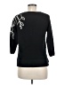 Field Flower Floral Black Pullover Sweater Size 6 - photo 2