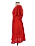 Monteau 100% Polyester Solid Red Casual Dress Size XS - photo 5