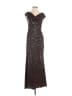 Eliza J 100% Polyester Brown Cocktail Dress Size 4 - photo 1