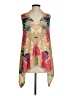 Chico's 100% Cotton Gold Ivory Poncho Size S - photo 1