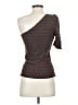 Gap Brown Short Sleeve Top Size S (tall) - photo 2