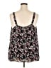 Lane Bryant 100% Polyester Black Sleeveless Blouse Size 20 - photo 2