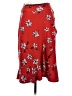 Lyssé Floral Red Casual Skirt Size XS - photo 1
