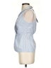 BCBGMAXAZRIA Blue Sleeveless Button-Down Shirt Size XXS - photo 5