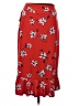 Lyssé Floral Red Casual Skirt Size XS - photo 2