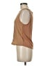 Splendid 100% Silk Tan Sleeveless T-Shirt Size M - photo 5