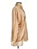 Vince. 100% Silk Metallic Tan Long Sleeve Silk Top Size S - photo 4