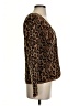 Emanuel Ungaro Parallele Animal Print Brown Wool Cardigan Size S - photo 4
