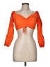 Urban Outfitters 100% Polyester Orange Long Sleeve Blouse Size M - photo 1