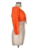 Urban Outfitters 100% Polyester Orange Long Sleeve Blouse Size M - photo 4