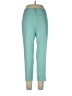 Connie Roberson Solid Blue Teal Casual Pants Size 10 - photo 1