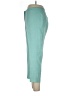 Connie Roberson Solid Blue Teal Casual Pants Size 10 - photo 5