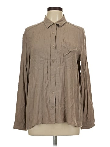Express Long Sleeve Button-Down Shirt (view 1)