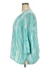 Gloria Vanderbilt 100% Viscose Teal 3/4 Sleeve Blouse Size XXL - photo 5
