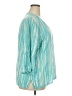 Gloria Vanderbilt 100% Viscose Teal 3/4 Sleeve Blouse Size XXL - photo 4