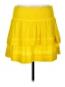 Ramy Brook 100% Polyester Solid Yellow Casual Skirt Size M - photo 2
