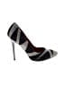 Charles Jourdan 100% Leather Plaid Gray Heels Size 9 - photo 1