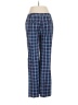 Escada Plaid Blue Casual Pants Size EU 38 / US 8 - photo 2