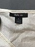 Style&Co Black Ivory Sleeveless Button-Down Shirt Size 6 - photo 8