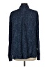 Yest 100% Viscose Polka Dots Blue Long Sleeve Button-Down Shirt Size 10 - photo 2