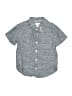Cat & Jack 100% Cotton Blue Short Sleeve Button-Down Shirt Size 4 - 5 - photo 1
