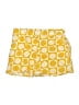 Mighty Fine 100% Rayon Print Yellow Shorts Size M - photo 1