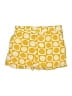 Mighty Fine 100% Rayon Print Yellow Shorts Size M - photo 2