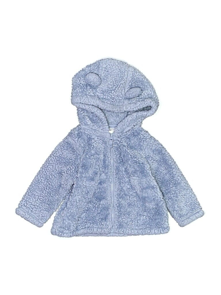 Pre-owned Carter's Kids' Coat In Blue