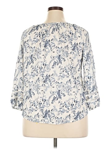 AB Studio 3/4 Sleeve Blouse (view 2)