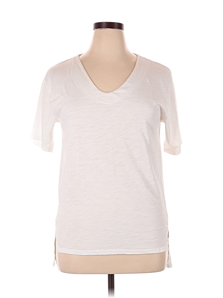 Pre-owned Assorted Brands Short Sleeve T-shirt In Ivory