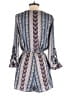 Divided by H&M 100% Polyester Paisley Blue Romper Size 6 - photo 2