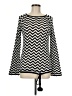 Trina Turk 100% Cotton Chevron-herringbone Black Pullover Sweater One size - photo 1