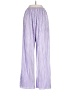 Mi ami 100% Polyester Stripes Purple Casual Pants Size S - photo 2