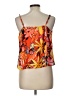 GB 100% Polyester Orange Sleeveless Blouse Size L - photo 2