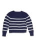 Gap Kids 100% Cotton Stripes Blue Pullover Sweater Size 10 - photo 2