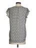 Adrianna Papell 100% Polyester Polka Dots Silver Short Sleeve Blouse Size S - photo 2