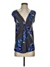 Deletta 100% Lyocell Blue Sleeveless Blouse Size S - photo 1