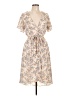 Sienna Sky 100% Polyester Floral Tan Casual Dress Size L - photo 1