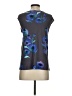 Deletta 100% Lyocell Blue Sleeveless Blouse Size S - photo 2