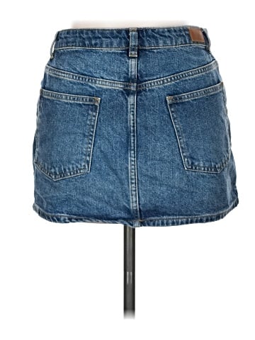 Subdued Denim Skirt (view 2)