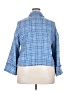 Unbranded 100% Polyester Checkered-gingham Blue Denim Jacket Size XXL (estimated) - photo 2