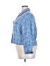 Unbranded 100% Polyester Checkered-gingham Blue Denim Jacket Size XXL (estimated) - photo 5
