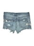 Express Stars Blue Denim Shorts Size 6 - photo 2