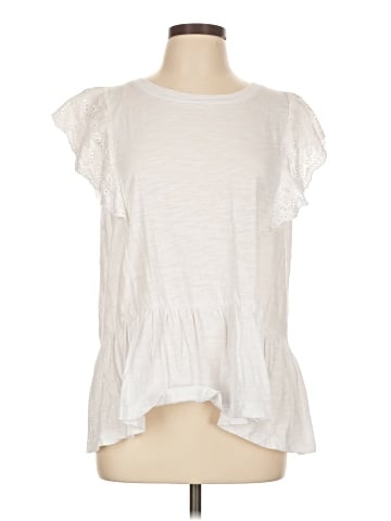 Cotton Bleu Short Sleeve Top (view 1)