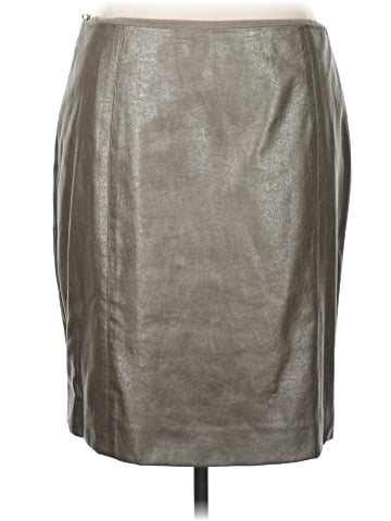 Etcetera Faux Leather Skirt (view 1)