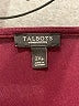 Talbots Burgundy Short Sleeve Top Size 2X Petite - photo 7