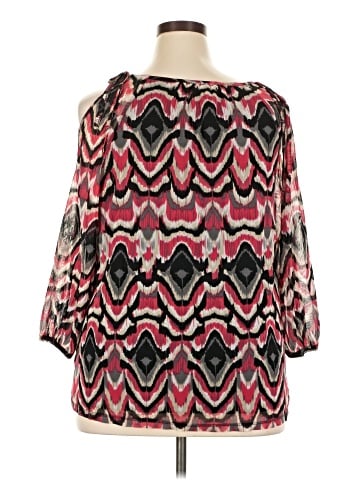 INC International Concepts 3/4 Sleeve Blouse (view 2)